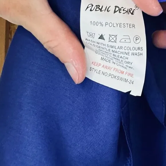 Public Desire Blue Mini Dress - Picture 6 of 16